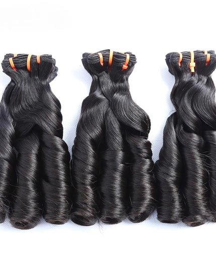 Funmi spring curl Premium Donor Virgin Hair Bundle Double drown 1PC