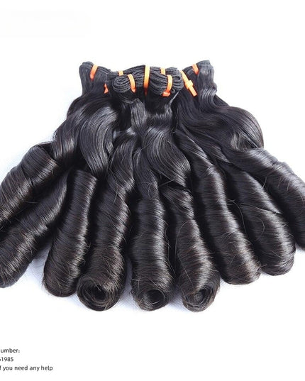 Funmi spring curl Premium Donor Virgin Hair Bundle Double drown 1PC