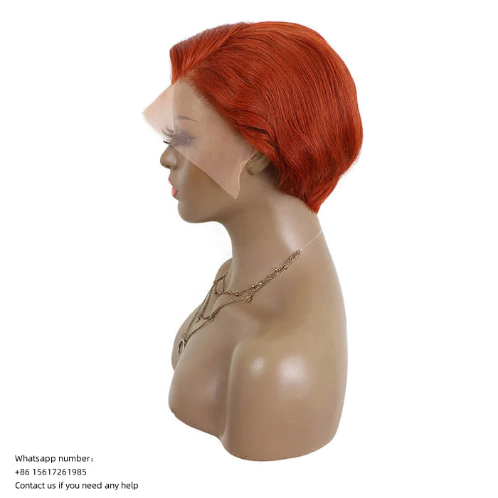 Pixie Cut Wig Frontal 13x4--JK908----RMB 154---130g