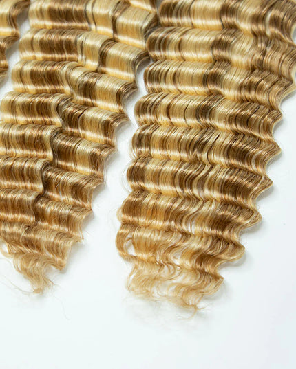 Deep wave P18/613 color 15A human hair bulk for braiding