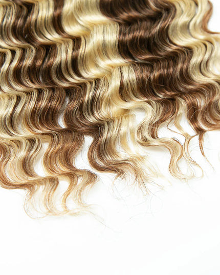 Deep wave P30/613 color 15A human hair bulk for braiding