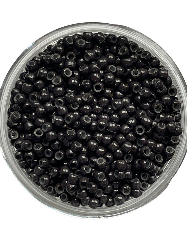 Silicone Lined Nano Rings Micro Beads Hair Extensions For Stick Nano Tip Hair