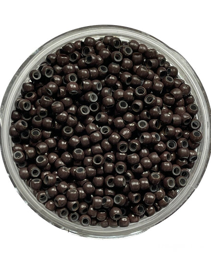 Silicone Lined Nano Rings Micro Beads Hair Extensions For Stick Nano Tip Hair