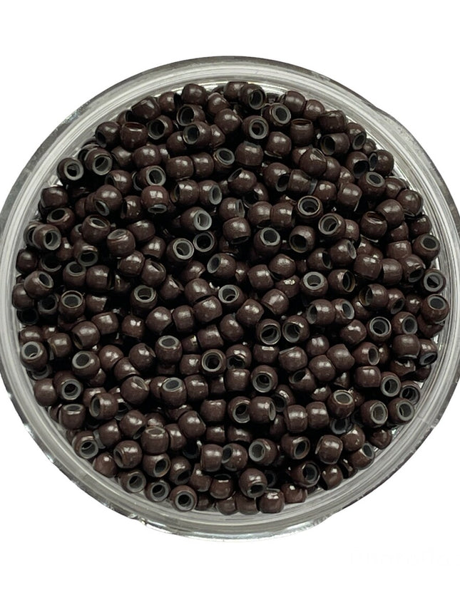 Silicone Lined Nano Rings Micro Beads Hair Extensions For Stick Nano Tip Hair