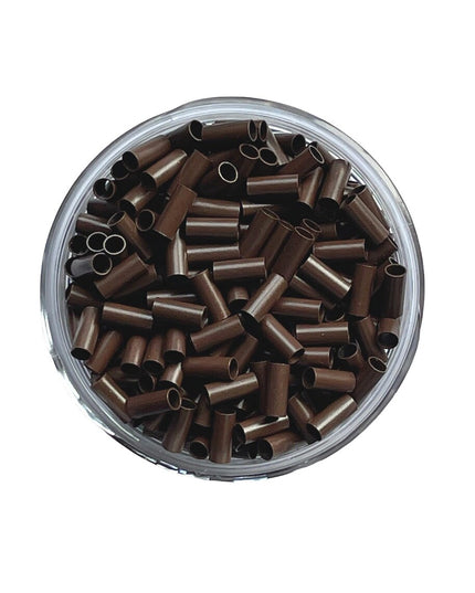 Copper Tubes Rings Links For Stick I-Tip Hair Extensions