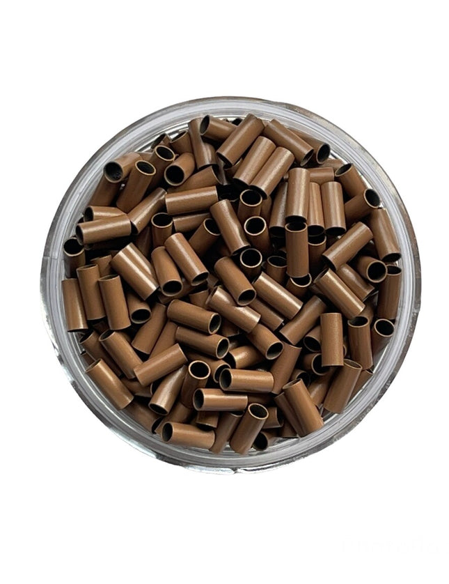 Copper Tubes Rings Links For Stick I-Tip Hair Extensions