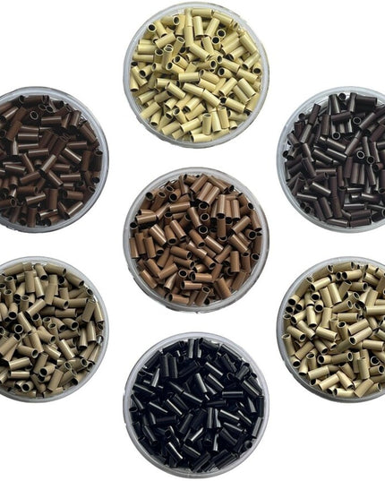 Copper Tubes Rings Links For Stick I-Tip Hair Extensions