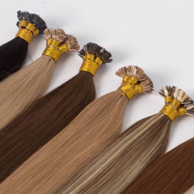 Flat tip hair extensions- 002