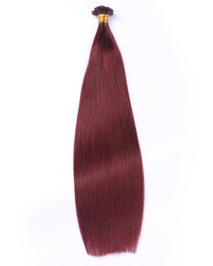 U tip hair extensions- 99J color