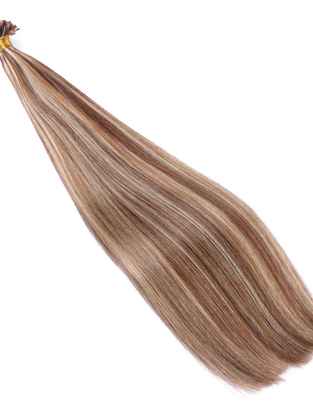 U tip hair extensions---Piano Color #4/24