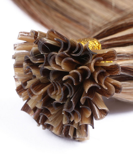 U tip hair extensions---Piano Color #4/24