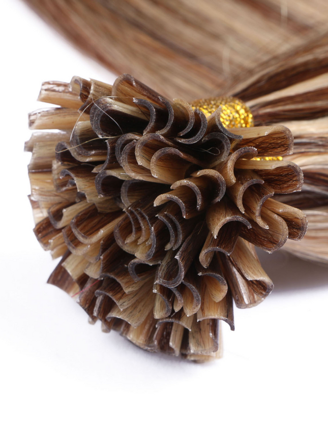 U tip hair extensions---Piano Color #4/24