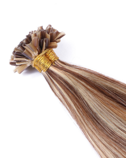 U tip hair extensions---Piano Color #4/24