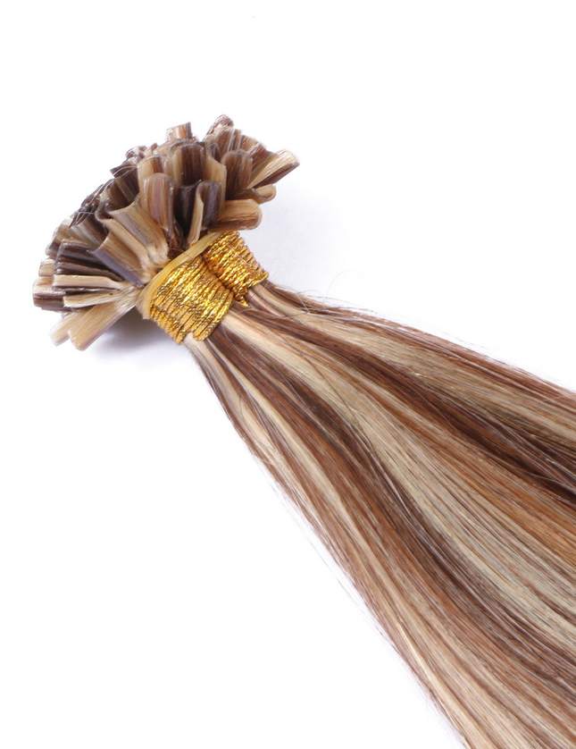 U tip hair extensions---Piano Color #4/24