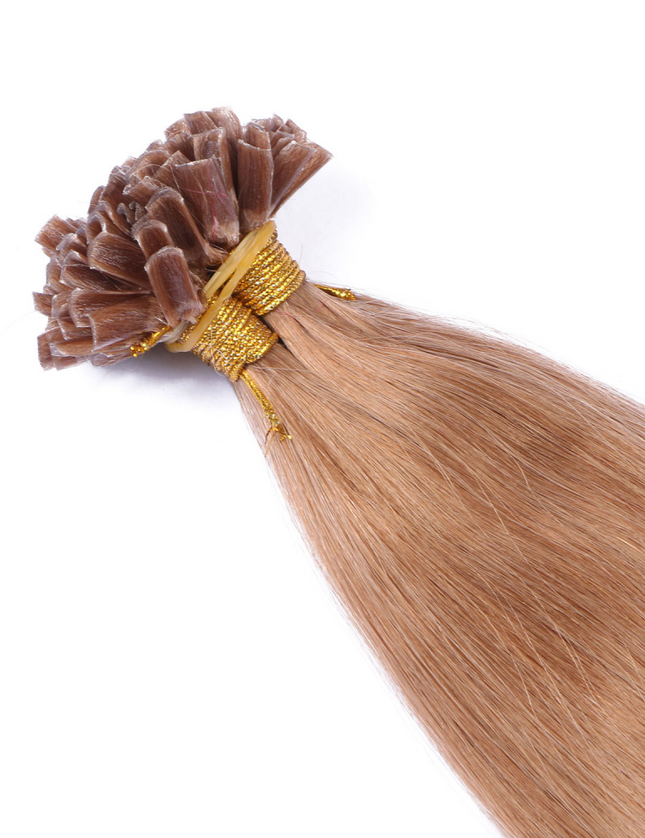 U tip hair extensions---Ombre Color #12/60