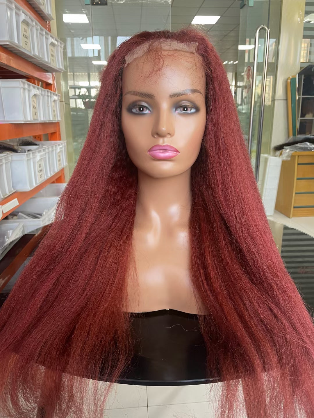 99j， kinky straight  4x4，5x5 Transparent Lace closure 100% Virgin Human Hair Wig 180% density