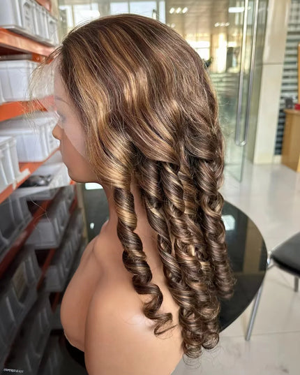 4/27 big pixie lace Frontal 13x4，180% density Virgin Human Hair Wig 15A