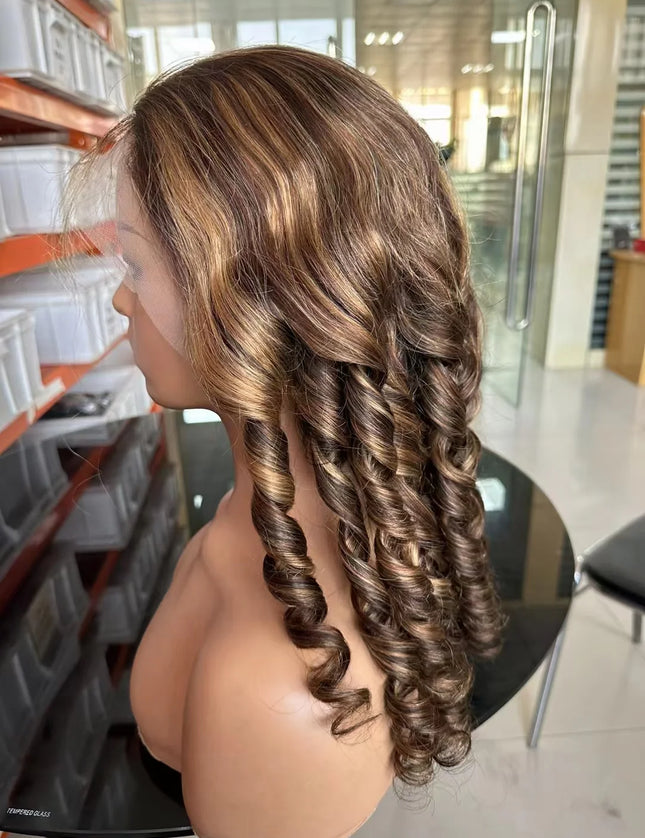 4/27 big pixie lace Frontal 13x4，180% density Virgin Human Hair Wig 15A