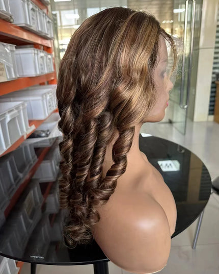 4/27 big pixie lace Frontal 13x4，180% density Virgin Human Hair Wig 15A