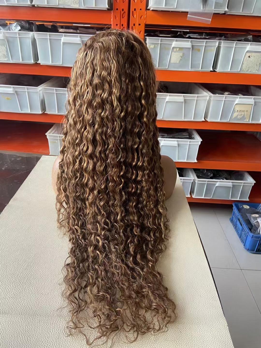 Water wave 4/27, 13x4 Lace Frontal wig 100% Virgin Human Hair Transparent lace 180% density