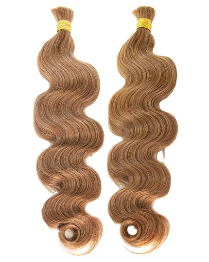Body wave #6 color 15A human hair bulk for braiding