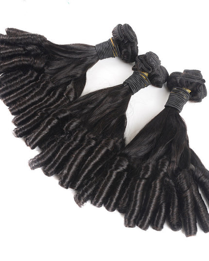 Funmi magic curl Premium Donor Virgin Hair Bundle Double drown 1PC