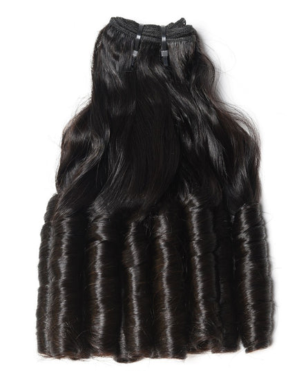 Funmi magic curl Premium Donor Virgin Hair Bundle Double drown 1PC