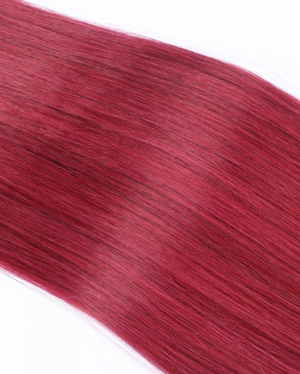 Micro ring hair extensions---Color Burgundy