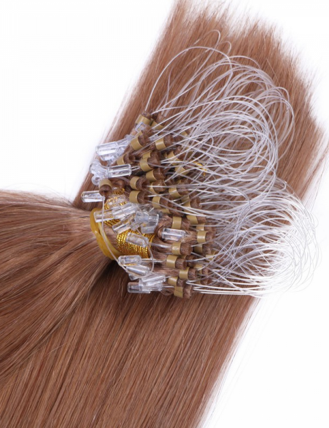 Micro ring hair extensions---Color 12