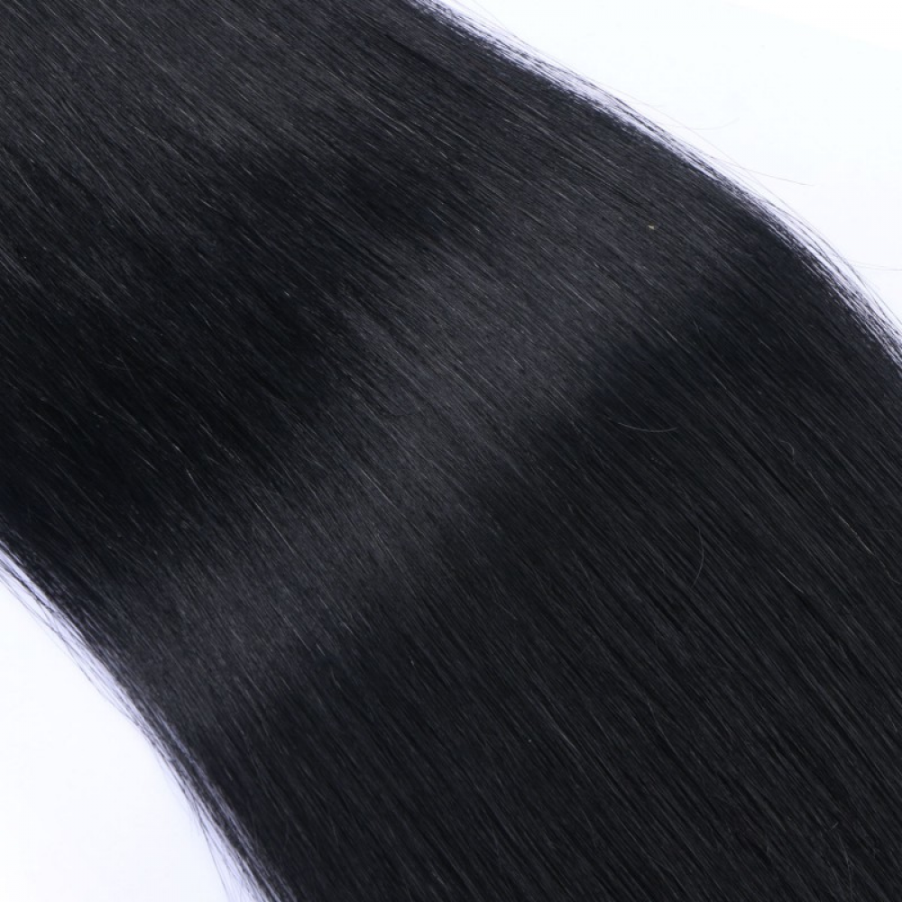 Micro ring hair extensions---Jet black Color