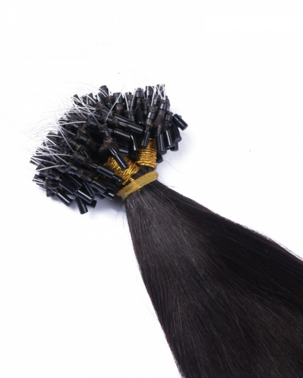 Micro ring hair extensions---Ombre Color 1B/24