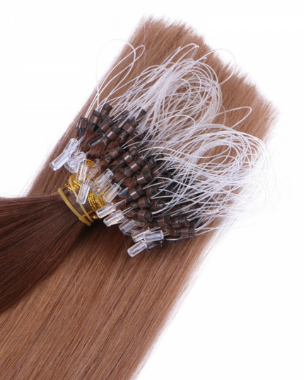 Micro ring hair extensions--- Ombre Color 4/27