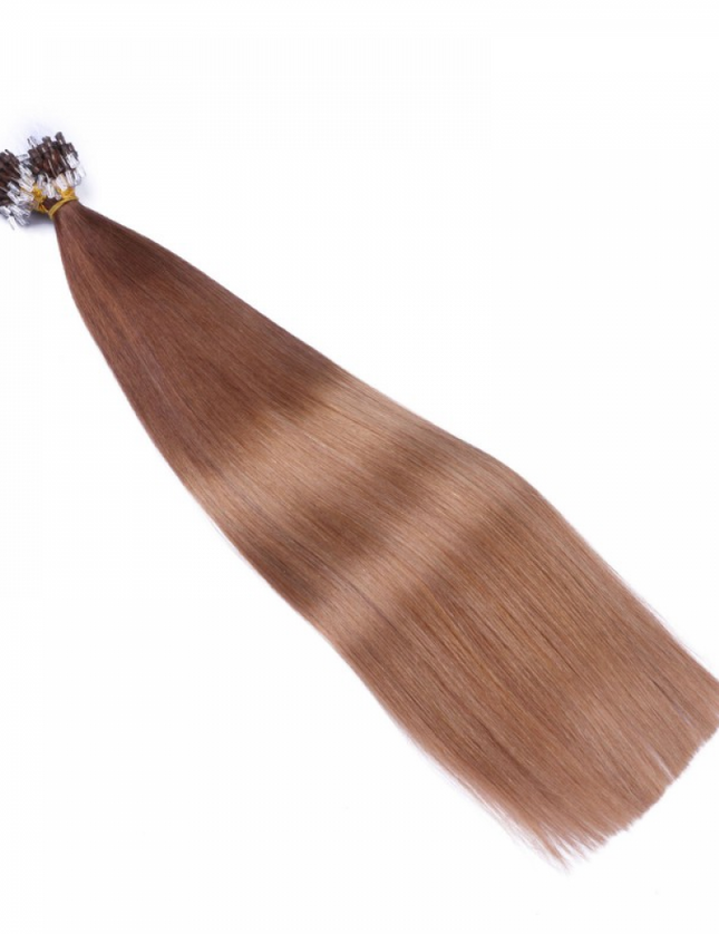 Micro ring hair extensions--- Ombre Color 4/27