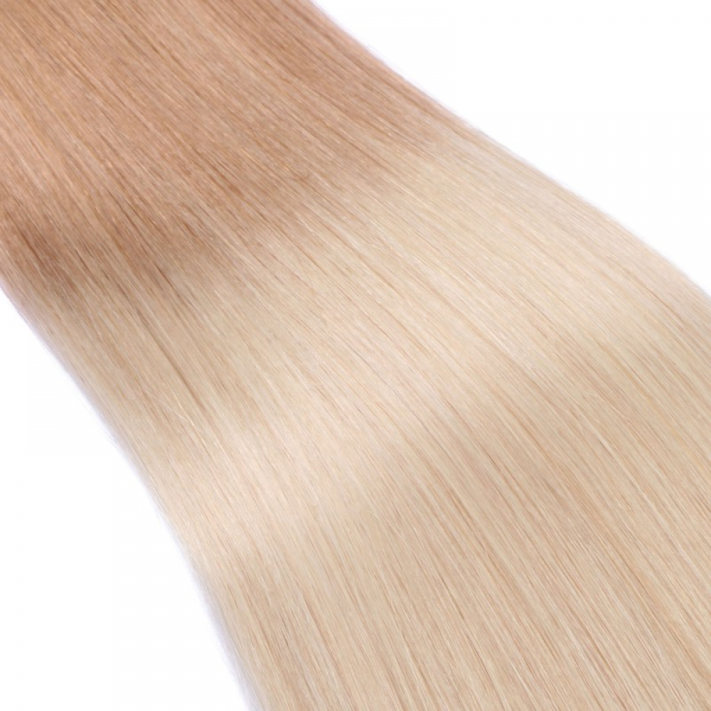 Micro ring hair extensions---Ombre Color 12/60