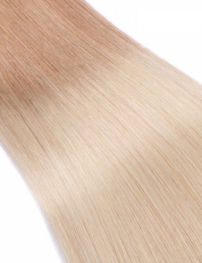Micro ring hair extensions---Ombre Color 12/60