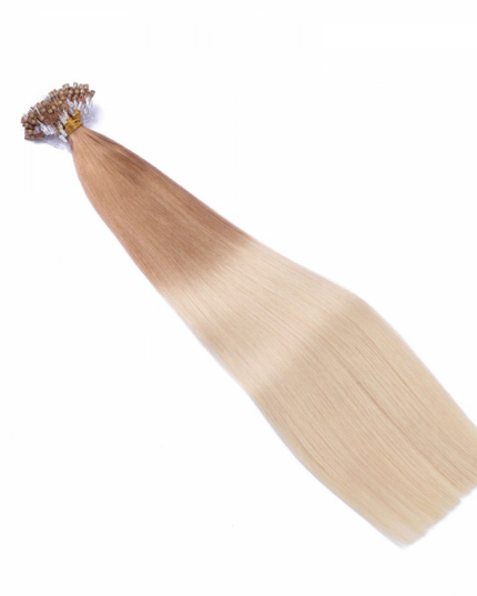 Micro ring hair extensions---Ombre Color 12/60