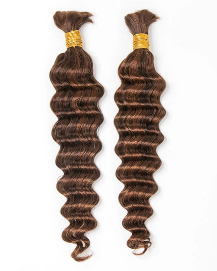Loose deep wave P4/30 color 15A human hair bulk for braiding