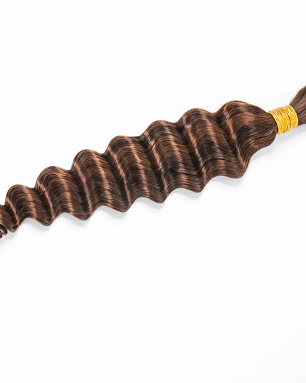 Loose deep wave P4/30 color 15A human hair bulk for braiding