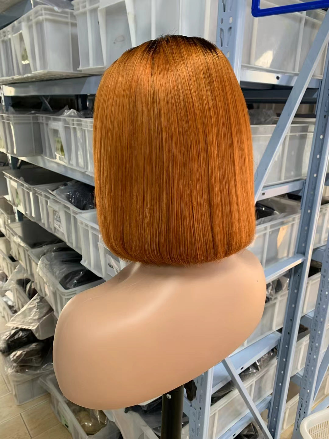 Color #1B/350 Bob Wig 2x6 Lace closure wig 100% Virgin Human Hair