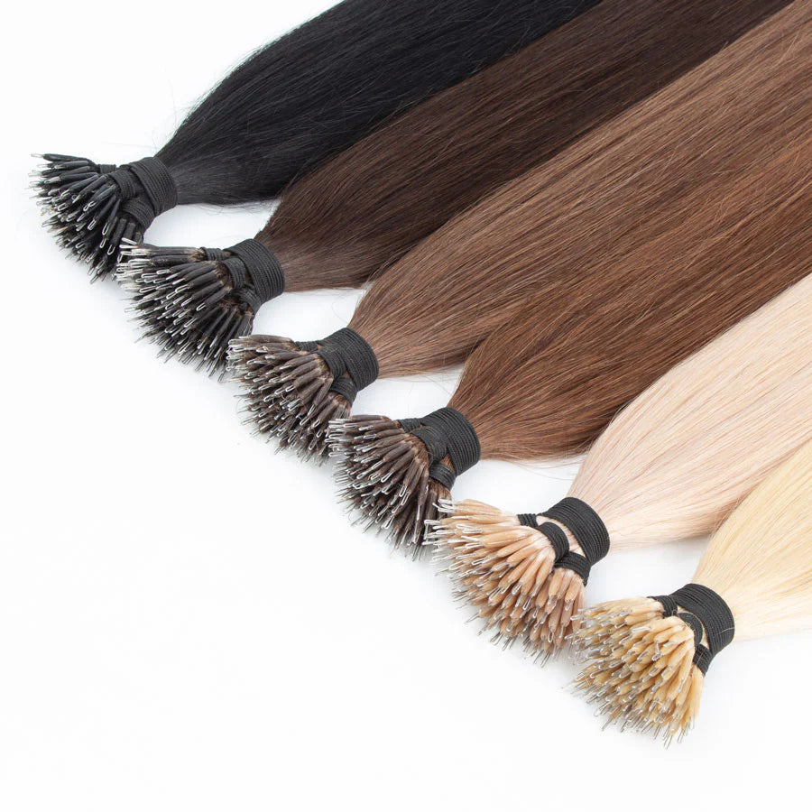 Nano ring hair extensions