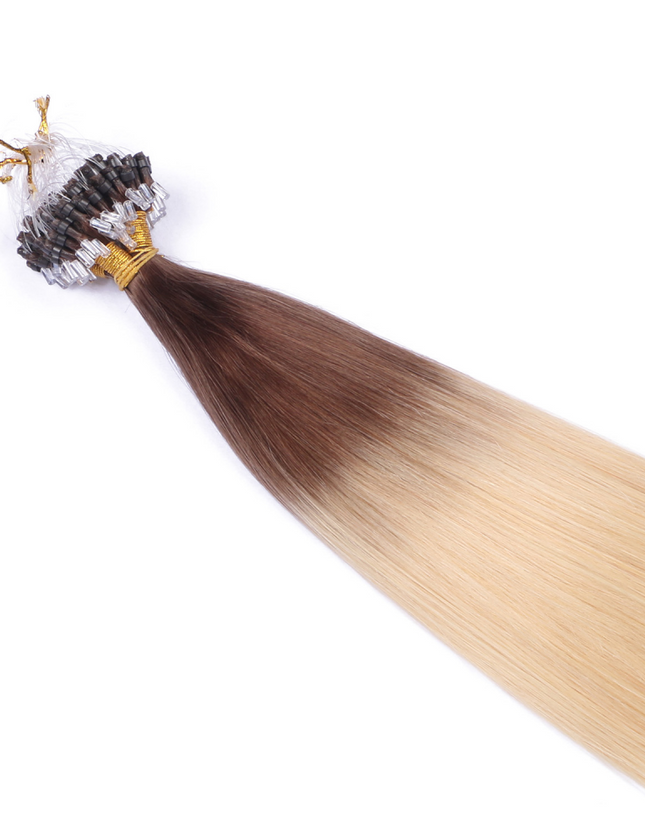 Micro ring hair extensions---Ombre Color 4/613