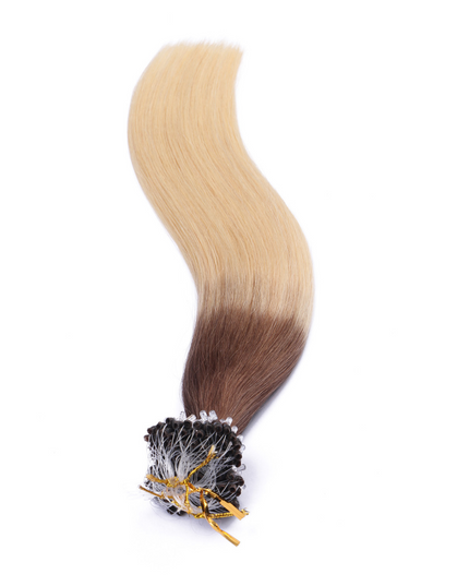 Micro ring hair extensions---Ombre Color 4/613