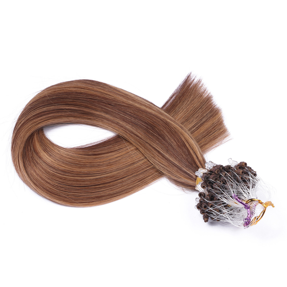 Micro ring hair extensions---Piano Color 6/12