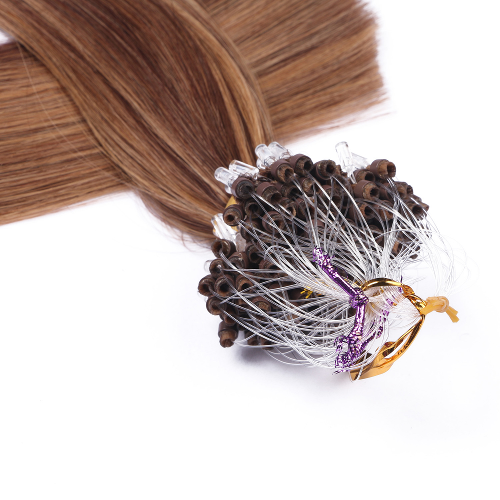 Micro ring hair extensions---Piano Color 6/12