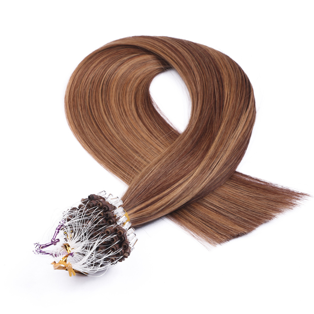 Micro ring hair extensions---Piano Color 6/12