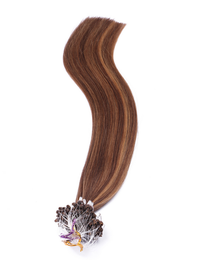 Micro ring hair extensions---Piano Color 6/12