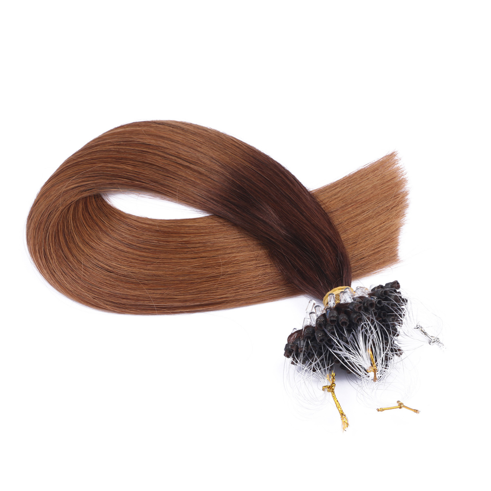 Micro ring hair extensions---Ombre Color 2/8