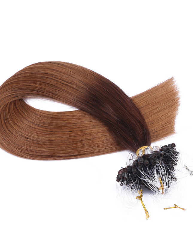 Micro ring hair extensions---Ombre Color 2/8