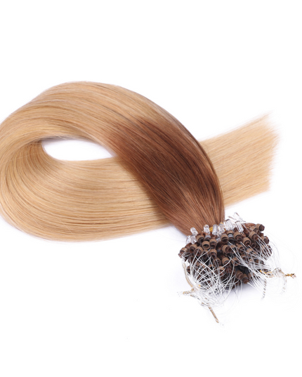 Micro ring hair extensions---Ombre Color 12/26