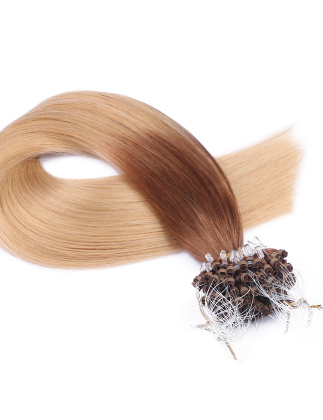 Micro ring hair extensions---Ombre Color 12/26